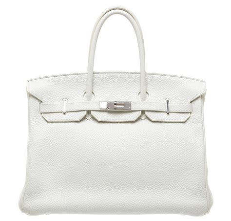 white hermes birkin bag price|hermes birkin 35 togo leather.